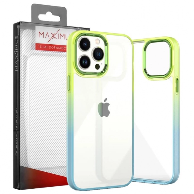 Coque de protection pour iPhone 14 Pro - vert-bleu