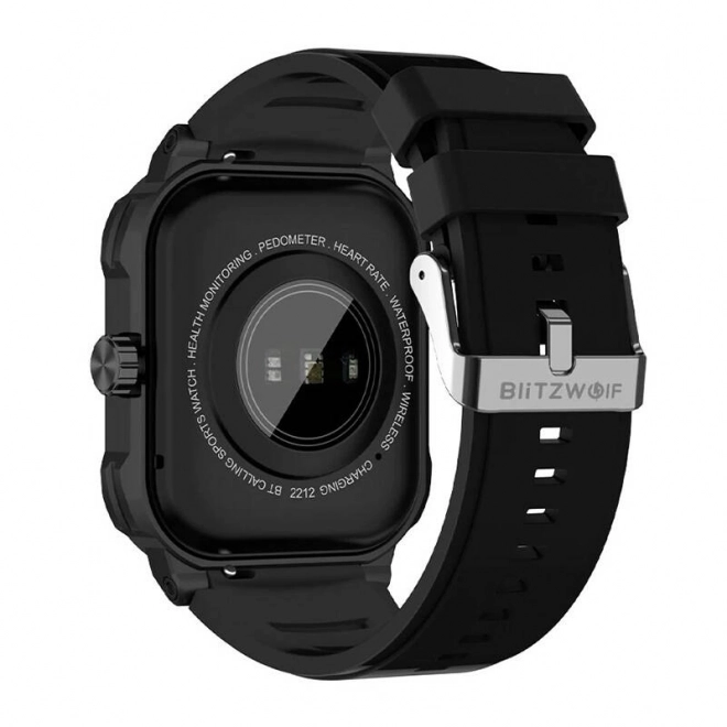 Slim horloge Blitzwolf BW-GTC3 (zwart/zwart staal)