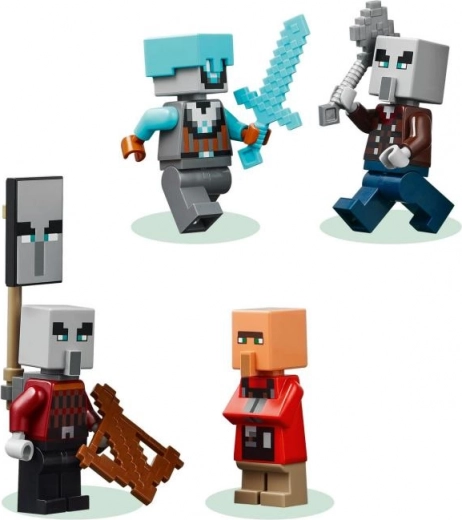 Vier Minifiguren und reichlich Ausrüstung