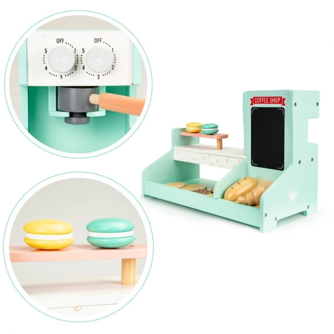 Houten koffie café voor kinderen ECO TOYS