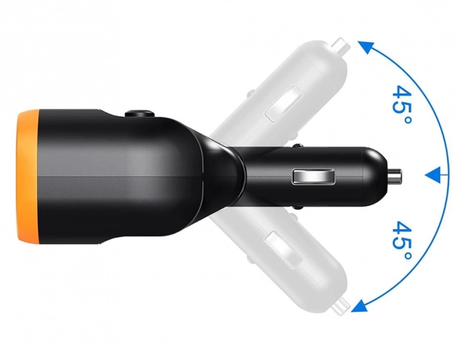 Diviseur d'allume-cigare avec chargeur USB-A et USB-C QC 3.0