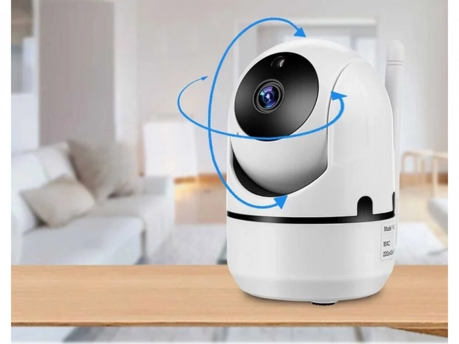 Indoor IP camera with Wi-Fi and rotating head