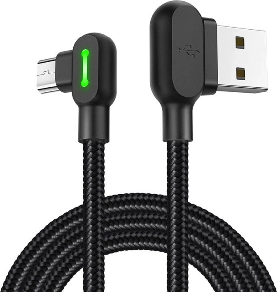 USB to Micro USB Cable Mcdodo 3m Black with LED
