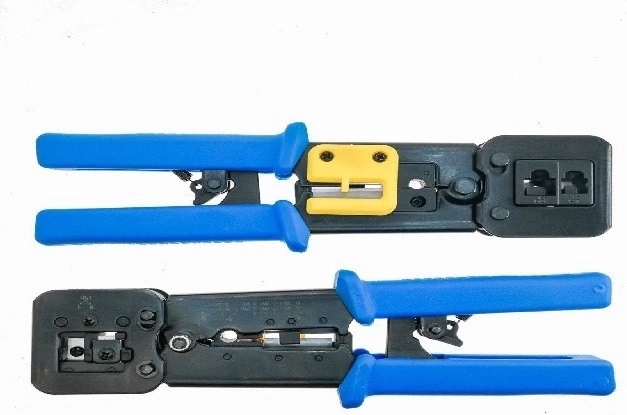 Krimptang voor RJ45 RJ12, RJ11-connectoren Lanberg