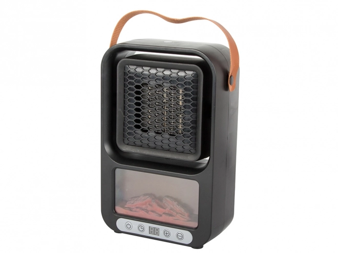 Electric Heater with Thermostat and Fireplace Display