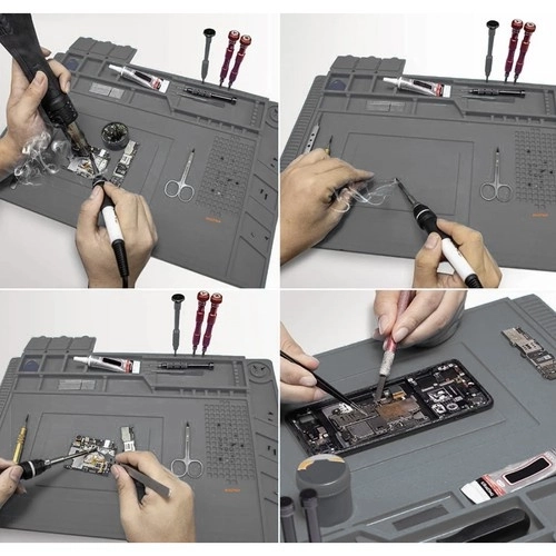 Silikon Werkstattmatte mit Organisator