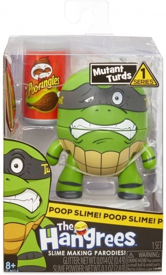 Hangrees Hladovec – serie 1 figuurtje met slijm en mini-toilet