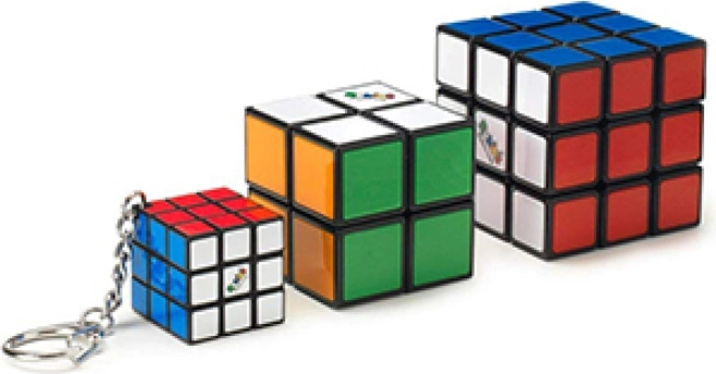 Rubik's Cube Set - 3x3, 2x2 and Keychain