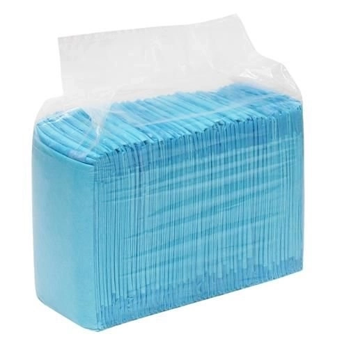 Absorberende hygiënische onderlegger voor dieren 60 x 45 cm - 50 stuks