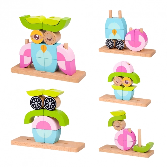 Houten puzzel - Uil