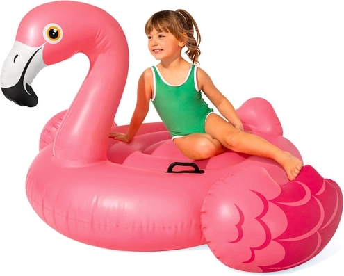INTEX Inflatable Flamingo Pool Float for Kids – Pink