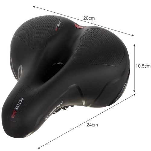 Comfort Bicycle Saddle with Ventilation and Waterproof Cover