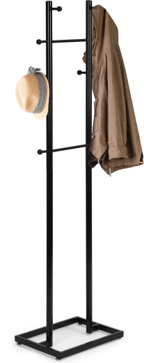 Huit crochets à différentes hauteurs