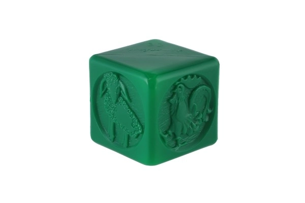 Kleurrijke plastic blokken voor kinderen met dierenmotieven, set van 8 stuks