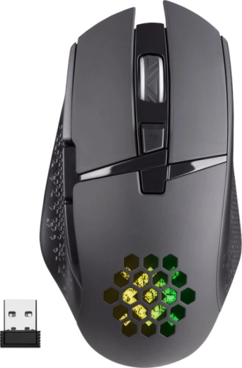 Kabellose Gaming-Maus Defender Glory RGB, schwarz