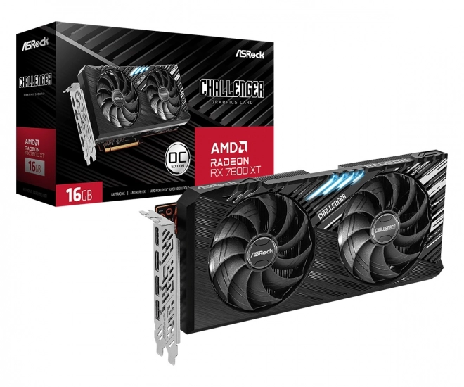 Graphics Card ASRock Radeon RX 7800 XT Challenger OC 16G