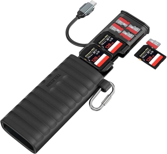 Multifunctional SD and TF Card Reader Telesin