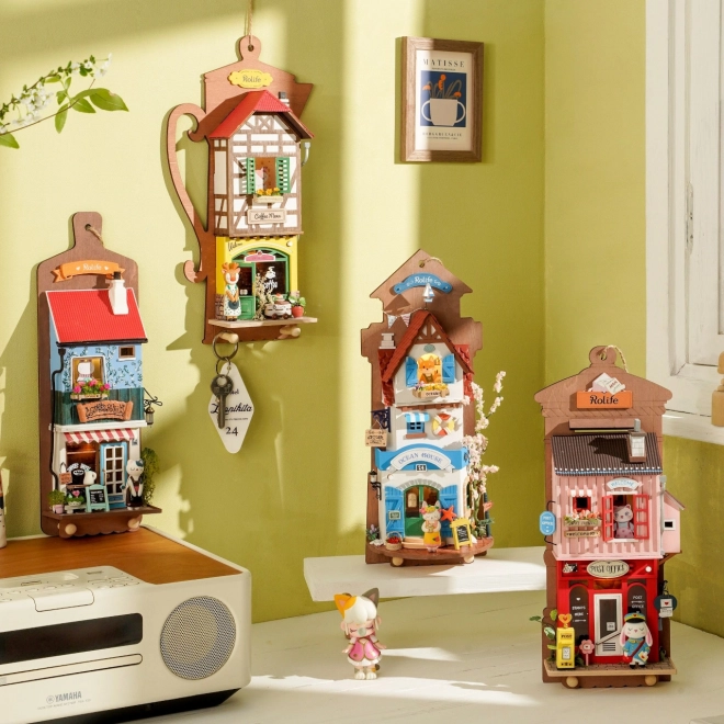 RoboTime wandminiatuur van huisje Eilandvilla