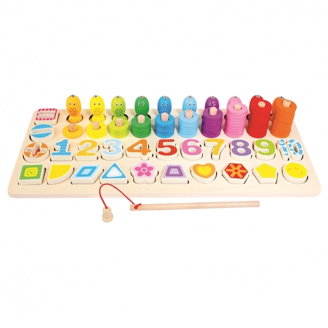 Houten educatief speelgoed Bino