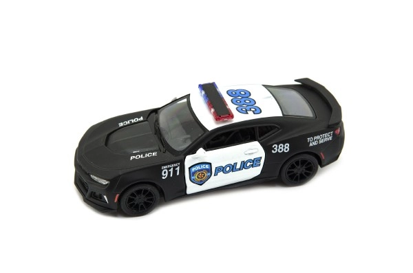 Authentic police car with pull-back drive