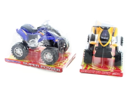 Plastic Four-Wheeler with Flywheel