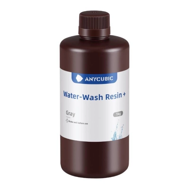 Water-Washable Grey Resin by AnyCubic