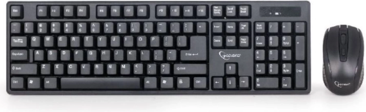Gembird kabelloses Tastatur- und Maus-Set schwarz