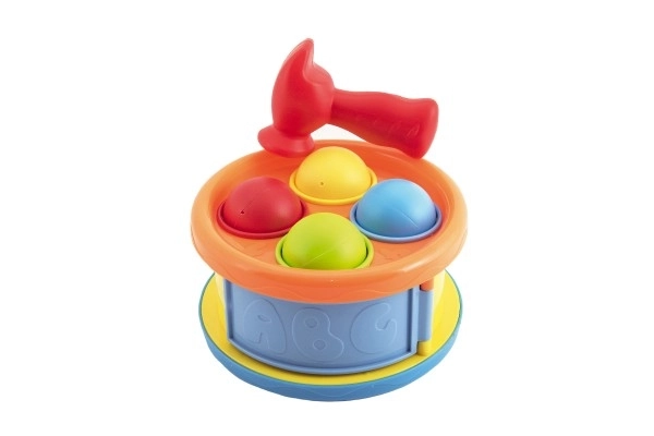 Hamerspeelgoed met trommel 2-in-1