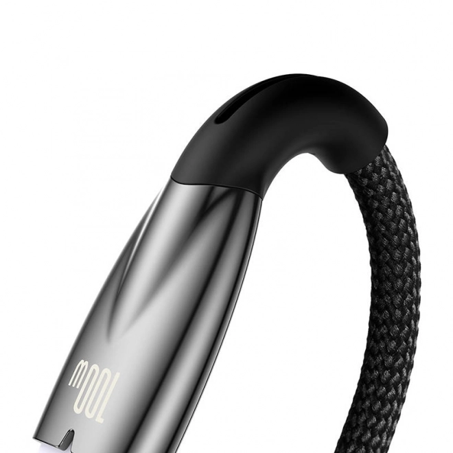 Kabel USB-C Baseus Glimmer 100 W, 2m zwart