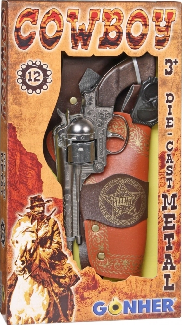 Cowboy-speelset met revolver en sherifster