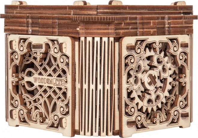 Houten mechanische puzzel Geheime Doos