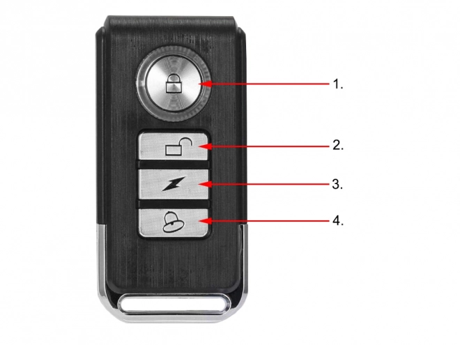 Diebstahlalarm für Motorräder mit Fernbedienung