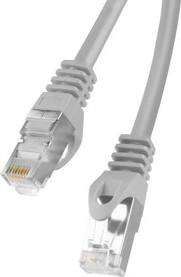 Cordon patch FTP catégorie 6 5 m gris