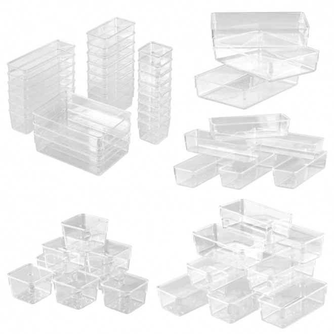 Acryl Schreibtisch-Organizer Set 25-teilig