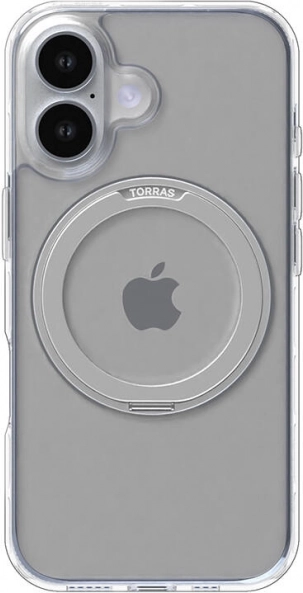 TORRAS Ostand Pro Clear Case for iPhone 16