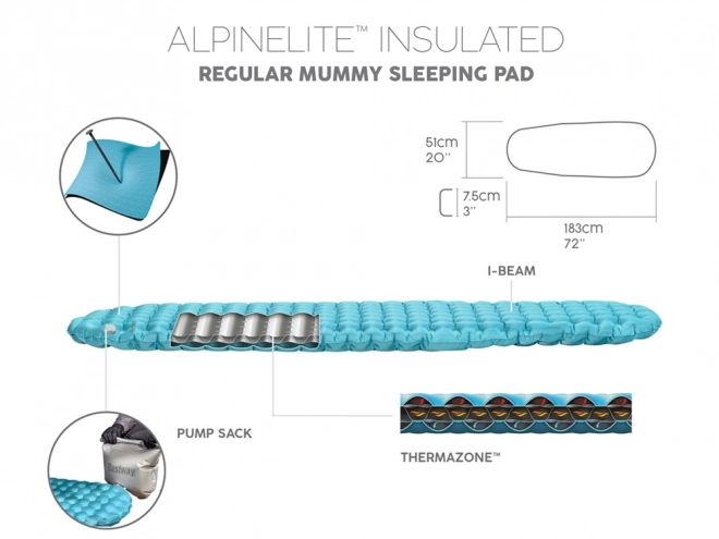 Karimat Bestway AlpineLite Regular Mummy