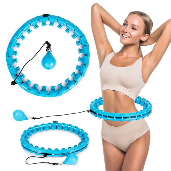 Hoelahoep met massage voor fitnessoefeningen