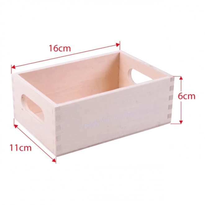 Houten doos voor voedsel van Bigjigs Toys