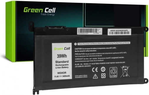 Batterie Green Cell pour Dell WDXOR 11,4 V 3400 mAh