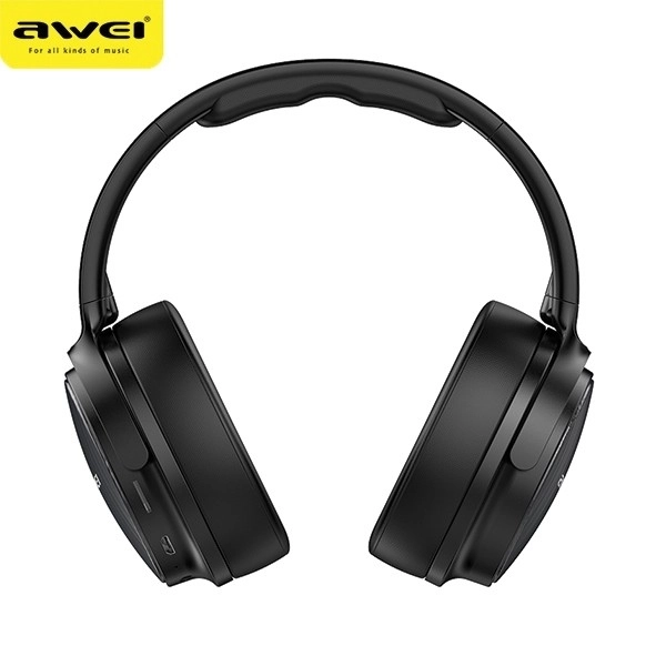 Drahtlose Bluetooth-Kopfhörer schwarz