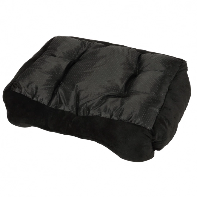 Panier pour chien et chat noir et gris