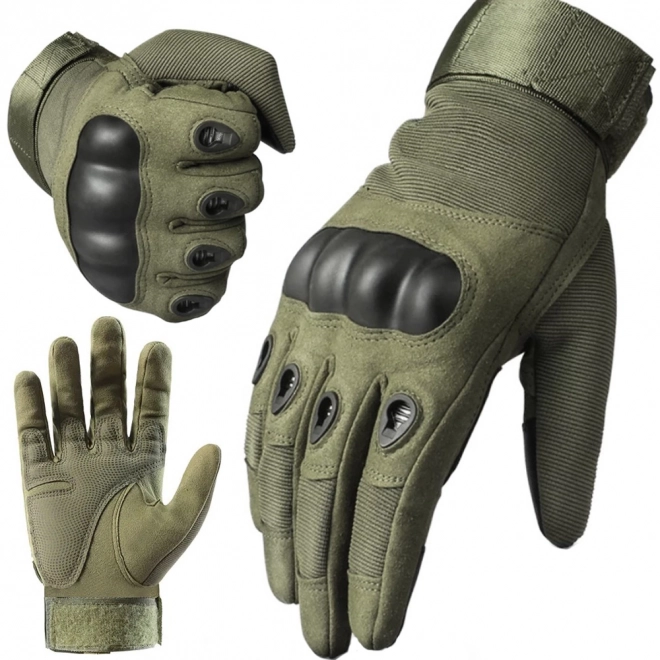 Tactical Military Gloves with Knuckle Protection Green XL