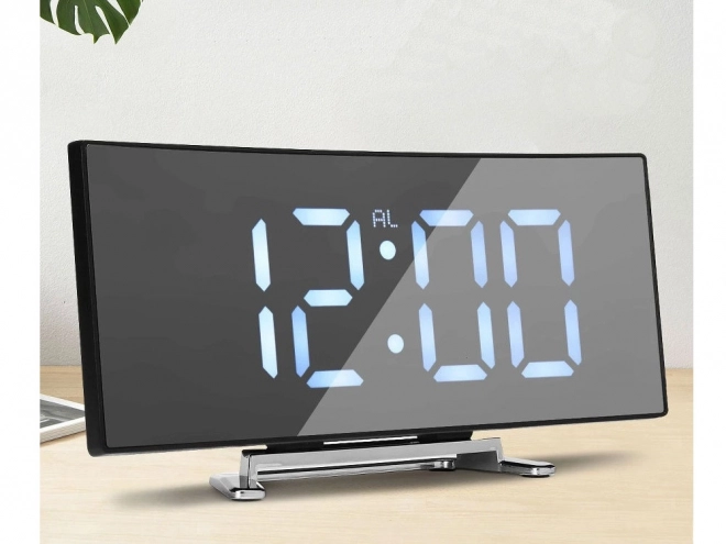 Digitaler Wecker mit LCD Display und Thermometer