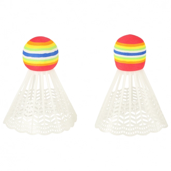 Leuchtende LED-Badmintonschläger mit Federbällen