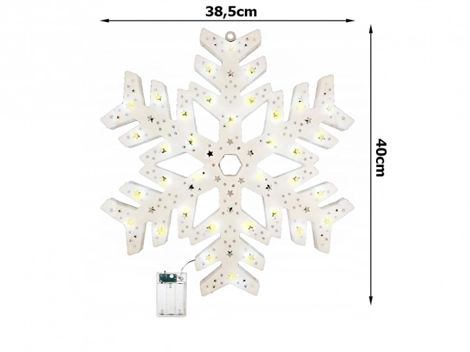 Kerstverlichting decoratie sneeuwvlok
