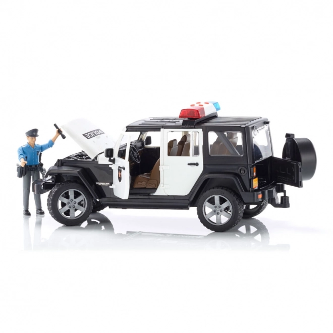 Bruder Jeep Wrangler Rubicon Politie