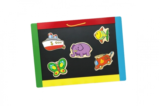 Wooden Magnets for Children Animals - Set of 20 pcs