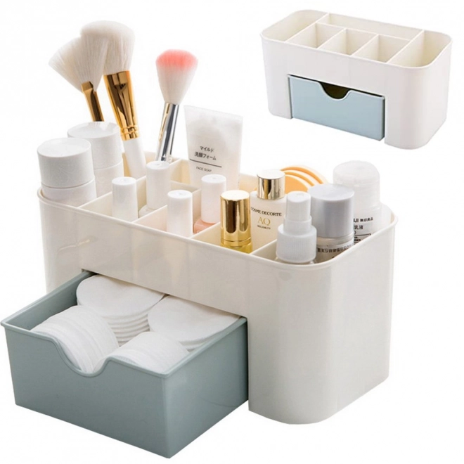 Organizer voor cosmetica en sieraden met vakjes