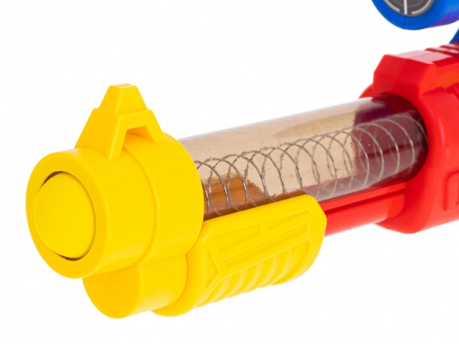 Tir sur cible de lion avec pistolet