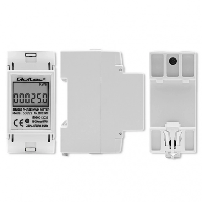 Enfase elektronische elektriciteitsmeter | DIN rail | 230V | LCD | 2P